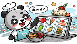 ระบบป้อนอาหารหมี Ewer, เมนูอาหาร บน Ewerclass